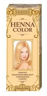 HENNA Color 75ml tuba - 01 (slnečný blond)