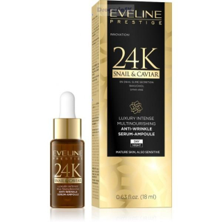 EVELINE -24K Snail-Caviar lux.vyži.serum 18ml