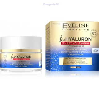 EVELINE - bioHYALURON 3xRetinol 40+ 50ml