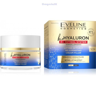 EVELINE - bioHYALURON 3xRetinol 50+ 50ml