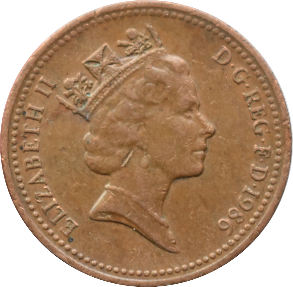 Anglicko 1 Penny 1986