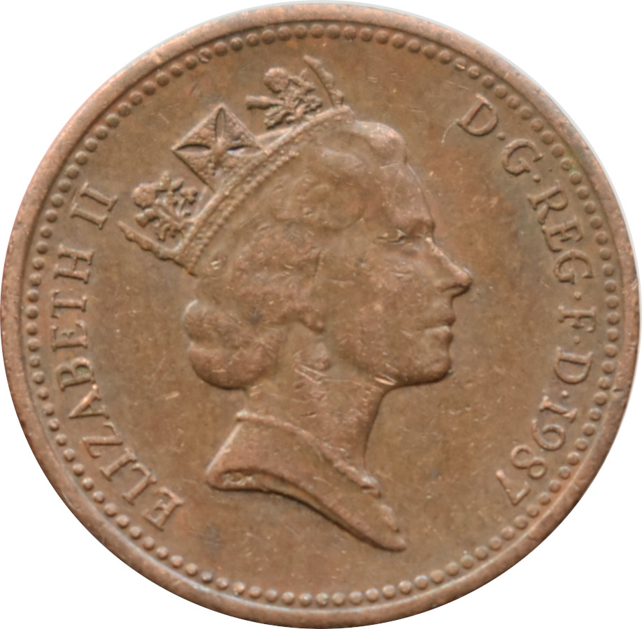 Anglicko 1 Penny 1987