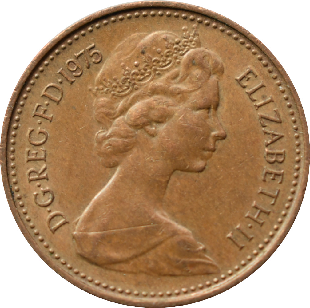 Anglicko 1 New Penny 1975