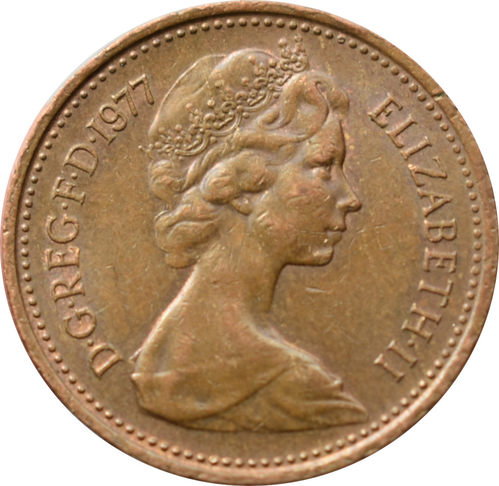 Anglicko 1 New Penny 1977