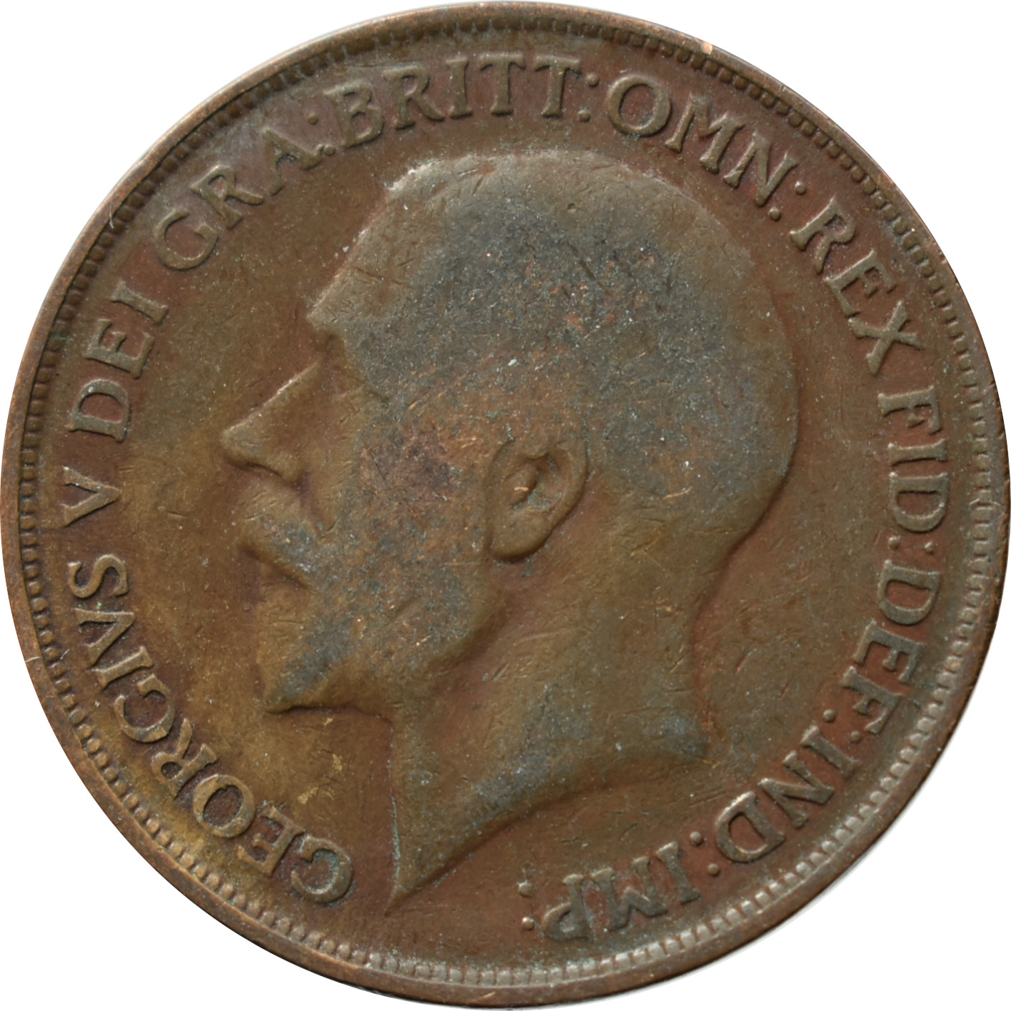 Anglicko 1 Penny 1913