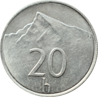 Slovensko 20 Halierov 1997