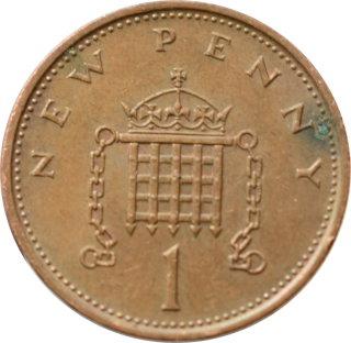 Anglicko 1 New Penny 1981